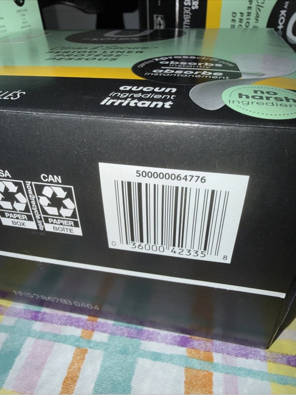 U by Kotex Clean & Secure Period Liners - 3 boxes @129 each box - Picture 4 of 4